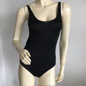 Genny Black sleeveless tank top bodysuit size 6